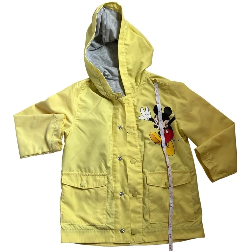 LC Waikiki | Kids Hooded Long Sleeve Mickey Mouse Raincoat- Size 4-5 years